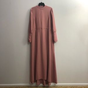 NWT elegant Modest cute pink abaya maxi dress XL